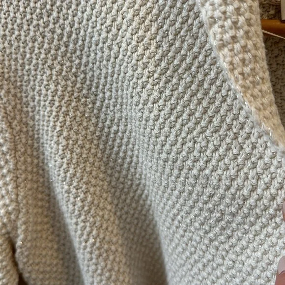 LOFT Women's Cream Sweater - Picture 3 of 3